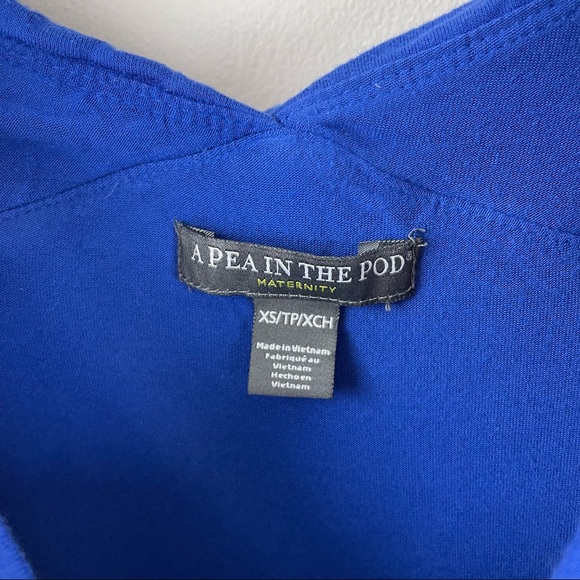 A Pea in the Pod Maternity Short Sleeve Crossover Top - Picture 2 of 7